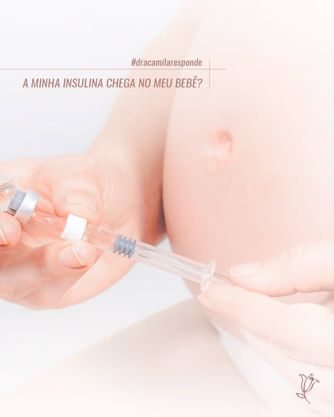 a minha insulina chega no bebê?