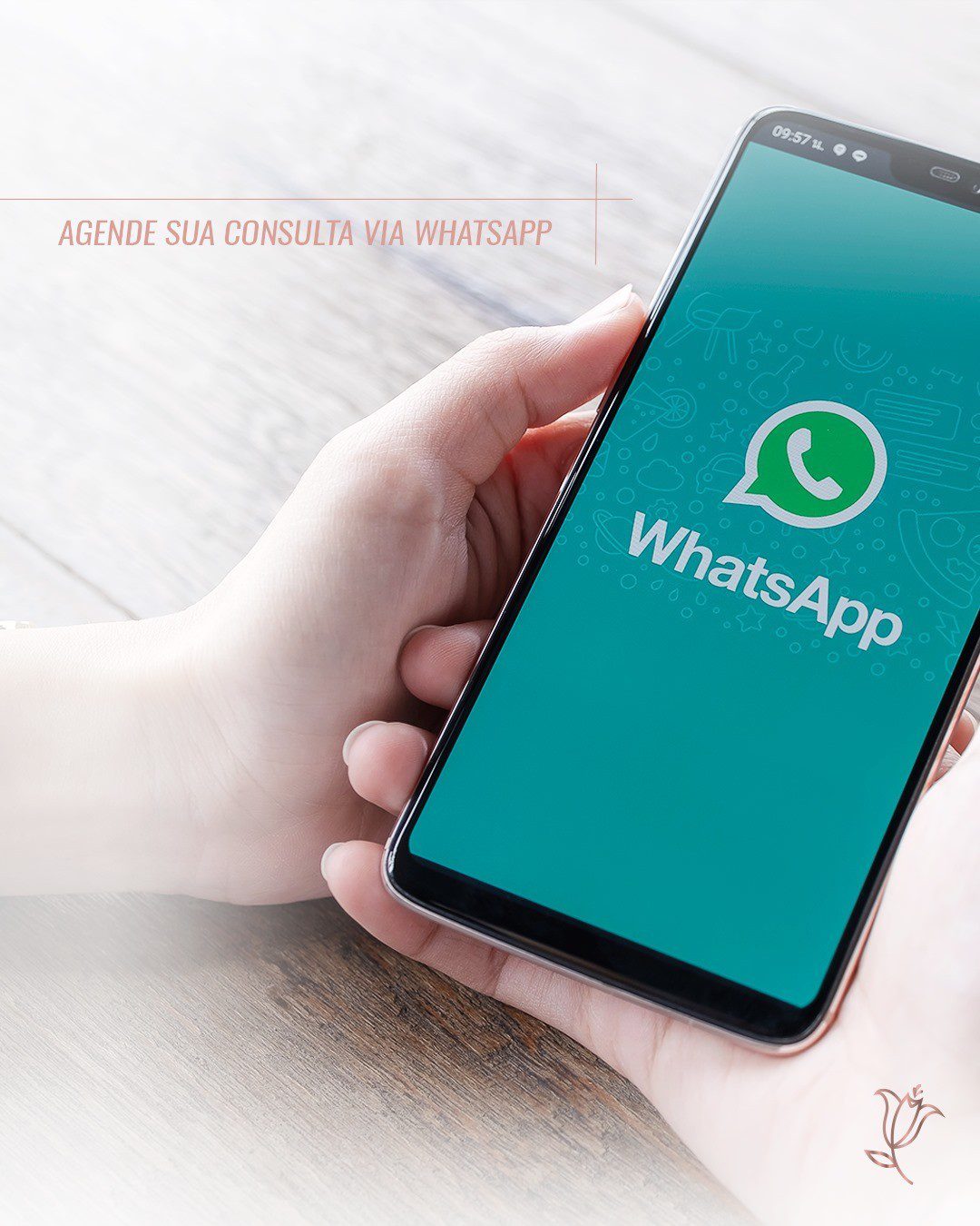 agende sua consulta via whatsapp